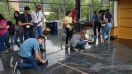 SEI students working on project
