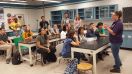 SEI students in lab