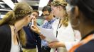 Professor Richard P. Vinci (1966-2019) with students in Lehigh University's Mechanical Behavior Laboratory